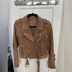 Blanknyc suede moto jacket.